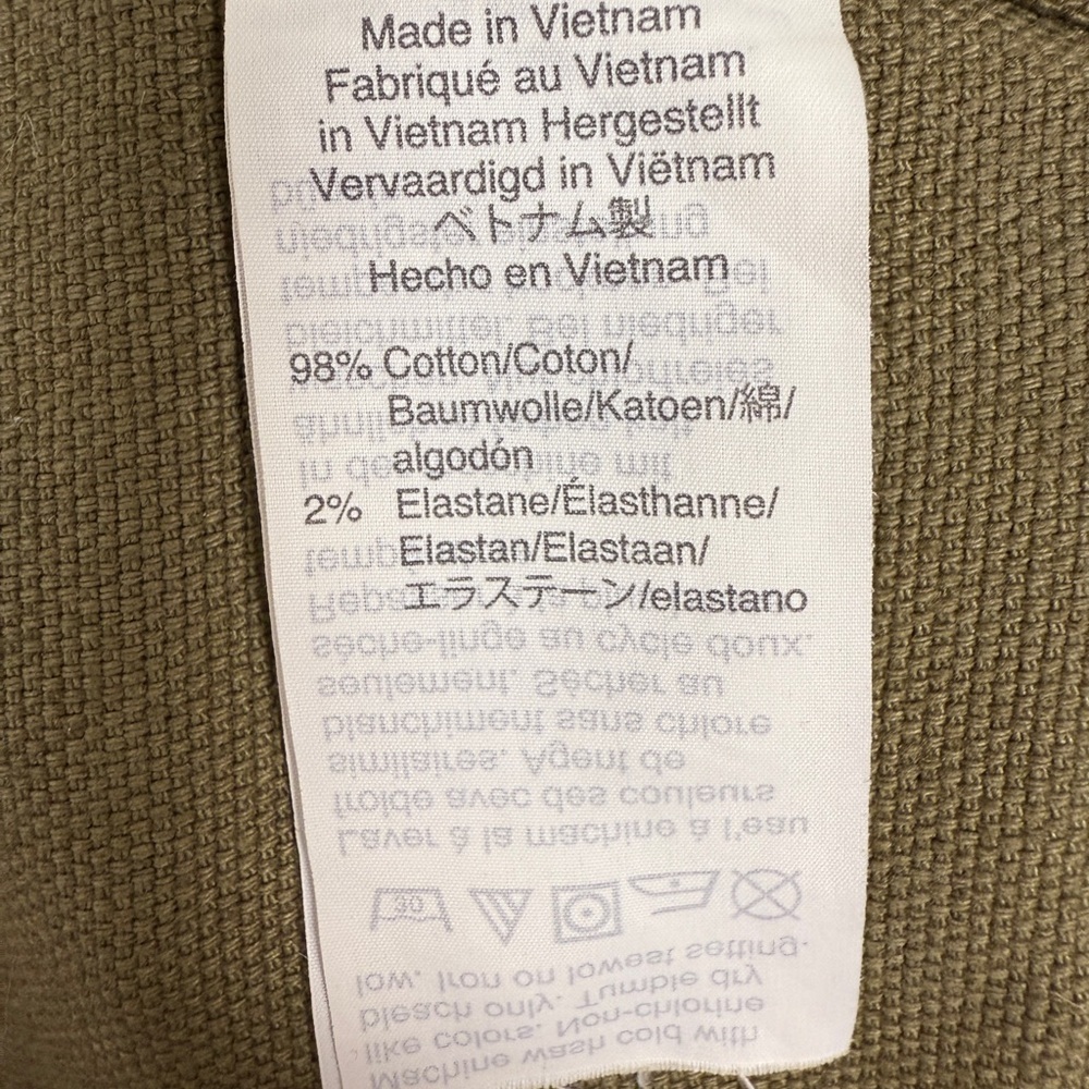 Madewell Emmett Wide-Leg Crop Pants Olive Green size 25 - Picture 8 of 13